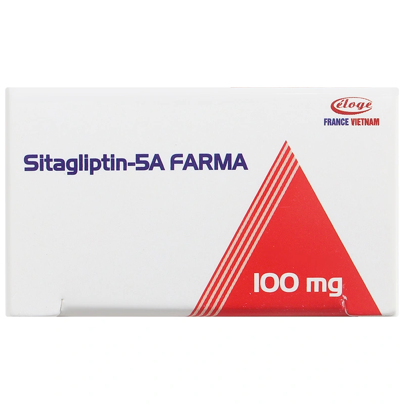 Sitagliptin - 5A Farma 100mg kiểm soát đường huyết ở bệnh đái tháo đường type 2  (3 vỉ x 10 viên) - 6